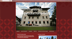 Desktop Screenshot of hotel-post-grainau.de